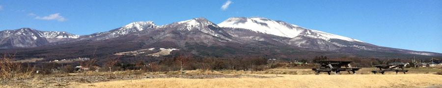 御代田町から望む浅間山